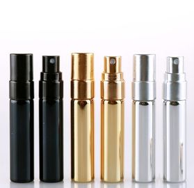 5ml 10ml 15mlはガラス香水瓶、アルミニウム噴霧器が付いている化粧品のスプレーのびんを空けます